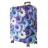 (My#145 Mor Çiçekler) Valiz İçin Kılıf