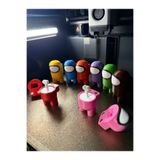 MYA 3D TASARIM ATÖLYESİ 3D Among Us Mıknatıslı 8 Adet Set Oyuncak Hediyelik