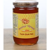 MYANAMUR Polifloralı Yayla Çiçek Balı. Şifa Kaynağı Ham Bal 850 gr Cam Kavanoz.