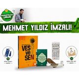MYBEDESTEN Mehmet Yıldız Vesvesen Imzalı Kitap Seti Memories Esans 9 ml Namaz Tesbihatı Huzur Paketi - Turuncu