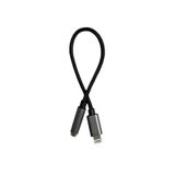 MyBlack İphone Lightning 3,5 mm Aux Kulaklık Çevirici Hasır Ses Kablosu 30 cm