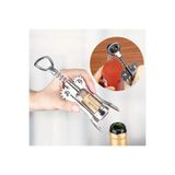 MyBru Professional Krom Tirbuşon Metal Tirbüşon Şarap Şişe Açacağı Türbişon Tirbişon