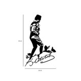 Myc Wall Art Atatürk Kocatepe Imzalı Portre Dekoratif Metal Duvar Tablosu