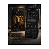 mycard Koç Burcu NFC Akıllı Burç Kartı - Günlük Burç Profili