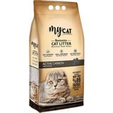 MyCat 10 lt Aktif Karbon Topaklaşan Bentonit Kokusuz Kalın Taneli Kedi Kumu