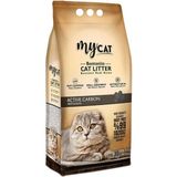 MyCat 10 lt Aktif Karbonlu Bentonit İnce Taneli Kedi Kumu