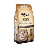 Mycat 10 lt Kokusuz Kalın Taneli Topaklaşan Bentonit Kedi Kumu Aktif Karbon ile Temiz Ortam