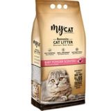 MyCat 637666 10 lt Pudra Kokulu Topaklaşan Kedi Kumu