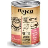 Mycat Tahılsız Kuzu Etli Yavru Konserve Kedi Maması 24 Adet