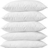 MYCey 10 Adet Fermuarlı Beyaz Iç Astar Yastık Kılıfı 50 x 70 cm