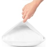 Mycey 10 Adet Pamuklu Yastık Kılıfı Fermuarsız Beyaz 50X70 Cm