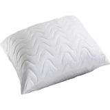 Mycey 2 Adet Bebe Yastık Kılıfı Fermuarlı Kapitoneli 35X45 cm - Beyaz - 35 x 45 cm