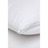 MyCey 2 Adet Bebek Yastığı Kılıfı 45 x 35 cm Alez Sıvı Geçirmez - 35 x 45 cm - Beyaz