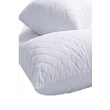 Mycey 2 Adet Kapitone Yastık Kılıfı Fermuarlı 50X70 Cm Yastık Koruyucu