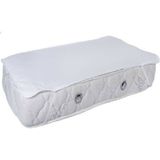 Mycey Alez Ultra Yumuşak Yatak Koruyucu 70 x 140 cm Çocuk Bebek - Beyaz - 70 x 140 cm