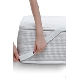 MyCey Sıvı Geçirmez Alez 6 Ebat Micro Kumaş Köşe Lastikli Yatak Koruyucu Alez - Beyaz - 90 x 190 cm