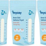 Mycey Tekli 3x25'li Paket Anne Sütü Süt Saklama Poşeti