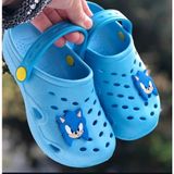 MyChild Çocuk Sandalet Kaydırmaz Taban Lüx Çocuk Sandalet Terlik Deniz Havuz Anaokulu Kreş Sandaleti - Açık Mavi