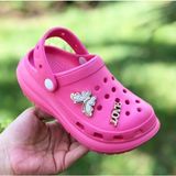 MyChild Kız Çocuk Sandalet Parlak Taşlı Kaydırmaz Taban Havuz Deniz Ayakkabısı - Fuşya