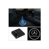 Mycl Mercedes 2 Adet Araçları Için Pilli Yapıştırmalı Mesafe Sensörlü Kapı Altı Led Logo / Projektör