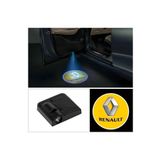Mycl Renault 2 Adet Araçları Için Pilli Yapıştırmalı Mesafe Sensörlü Kapı Altı Led Logo / Projektör