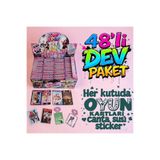 MyClean Blackpink K'POP Manifest HİLELİ Army Kart Sticker Çanta Süsü 48 li Tam Kutu