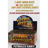 MyClean FUTBOL ATEŞİ MEGA KUTU 48 ADET MİNİ KUTU 384 FUTBOLCU KARTI