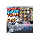 MyClean FUTBOLCU CAM TASO BALYOZ TASO ŞEFFAF PARLAK DAYANIKLI KALİTE 32 ADET
