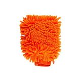 Myclean Mikrofiber Temizlik Bezi Şönil Makarna Eldiven - Turuncu