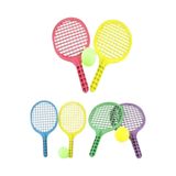 MyClean Toys 1 Adet Oyuncak Plastik Tenis Raketi Karne Hediyesi Doğum Günü Hediyelik 16 cm Mini Boy (1Çift )