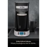 Mycoffee Touch MC-107 Çelik Termos Bardaklı, 420ml Kapasiteli, LCD Ekranlı, 750W, Programlanabilir, Otomatik Filtre Kahve Makinesi