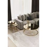 Mydeco Çift Bacak C Orta & C Zigon Set Gold Kaplama Bronz Ayna