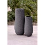 Mydecorza Fiberglas Bahçe Ve Ev Dekorasyonu Saksı Dikey Vazo Modeli Fiberglas Renk: Gri/Beyaz/Turuncu