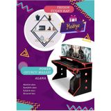 Mydesign Oyuncu Masası Siyah Renk Siyah