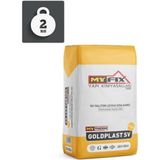 Myfix Elyaflı Isı Yalıtım Levha Sıva Harcı 2 kg Gri Yapıştırıcı Malzeme Yüksek Su Direnç Seviyesi