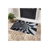 Myfloor 3d Dama Baskılı Kaliteli Kauçuk Kapı Önü Paspası