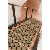 Myfloor Dikdörtgen Baklava Desen Dokuma Merdiven Halısı Açık Kahve Kendinden Yapışkanlı/adet Olarak Satılır