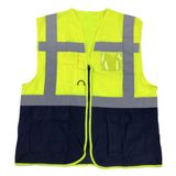 MYFORM 9145 MÜHENDİS İKAZ YELEĞİ SARI -2XL