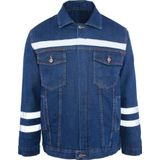 Myform Mont Sona Denim 03109 Mavi Kot İş Güvenliği Ceketi
