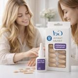 Myg Plus 12 Adet Kendinden Yapışkanlı Takma Tırnak Seti - 0-Siyah