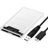Myg Plus Alfais 4266 2.5 USB 3.0 Harici SSD Harddisk Şeffaf Satataşınabilir HDD Kutusu - Altın