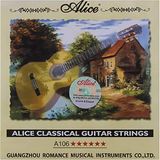 Myg Plus Alice A106 Klasik Konser Gitarı Telleri, Naylon, Sert Tension - 3 Renk Sunburst