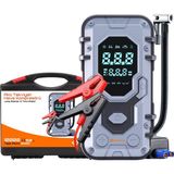 Myg Plus Enshall 10.000 Mah Çantalı Akü Takviyeli 1000A Tepe Akımlı Araç Lastik Şişirme Hava Kompresörü Jump Starter