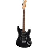 Myg Plus Fender Standard Stratocaster Hss Black - Indian Laurel Elektro Gitar