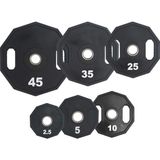 Myg Plus Fitness First Üretan Kavrama Ağırlık Plakası 1,1-20,4 Kg, Siyah (F1RGWP 2,3 Kg)