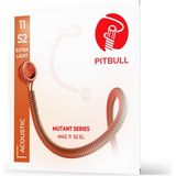 Myg Plus Pitbull Mutant Seri Coated Akustik Gitar Teli Kararmaya Karşı Dayanıklı Mag (Tekli Set, Mag 11-52 Extra Light) - 3 Renk Sunburst