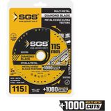 Myg Plus Sgs Elmas Testere, Çelik ve Metal Kesici, 115 Mm, 13.300 Rpm, Islak/kuru Kesim, +1000 Kesim SGS2365