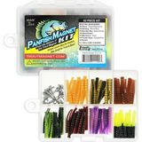 Myg Plus Trout Magnet -"alabalık Mıknatıs Panfish Mıknatıs Seti - 70 Bölünmüş Kuyruk Grub Oluşumu 15 Siyah Boyut 8 Kancalar")