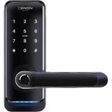 Myg Plus Xenon Smart Akıllı Kapı Kilidi | Parmak Izli Şifreli Bluetooth Gateway Uyumlu Siyah (X8056) - Ahşap