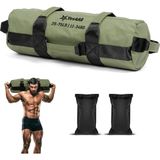 Myg Plus YES4ALL EK64 Kum Torbası, Yeşil Ordu, 11 – 34 Kilogram, Ağırlık Torbası 10 – 90 kg – Power Bag Egzersiz Için Ideal, Fonksiyonel Antrenman, Fitness, Sırt Çantası, Crossfit Için Kum Torbası - 0 - 1 Yaş - 0 Siyah
